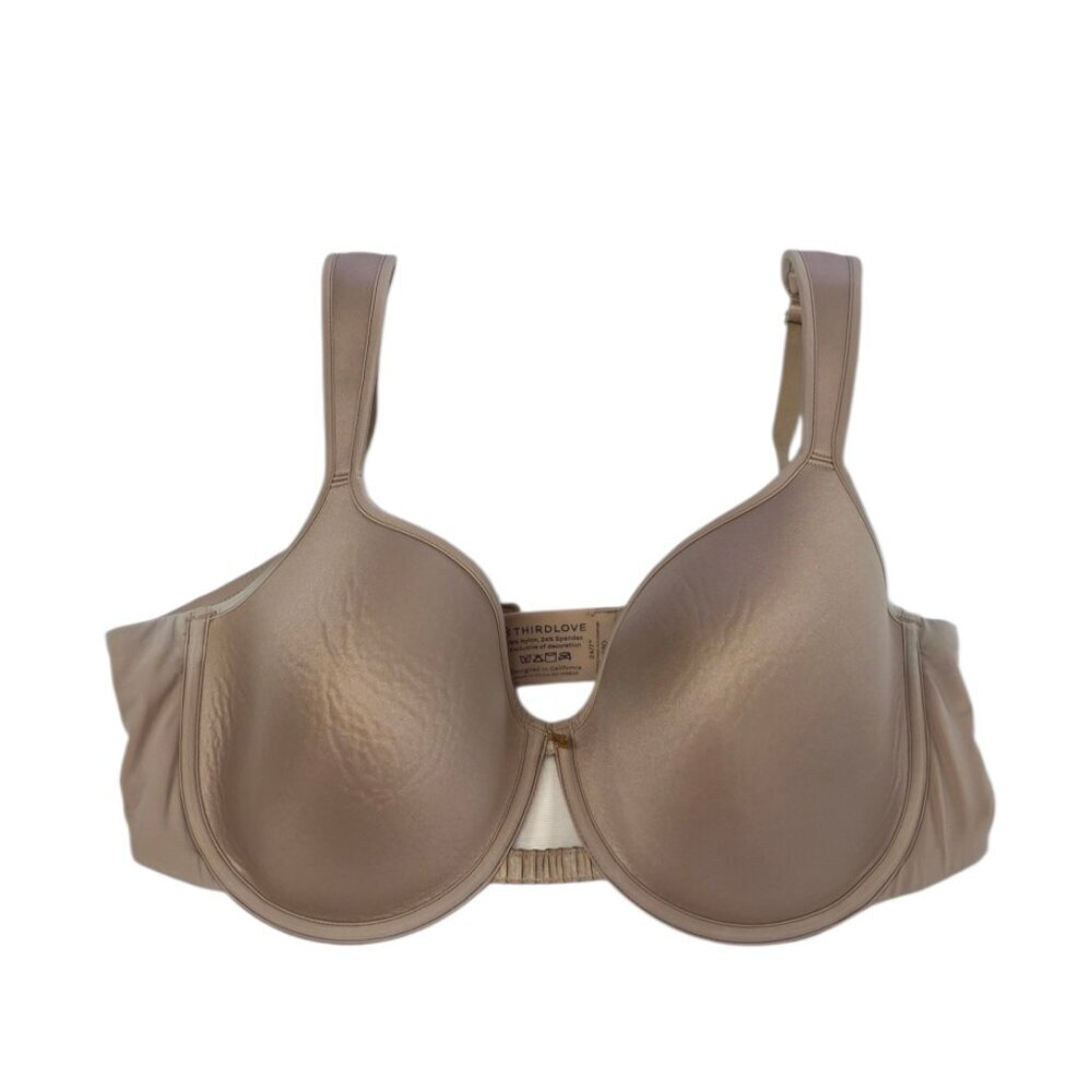 Third Love 24/7 Memeory Foam Full Coverage Bra, Underwire, Beige, 38D